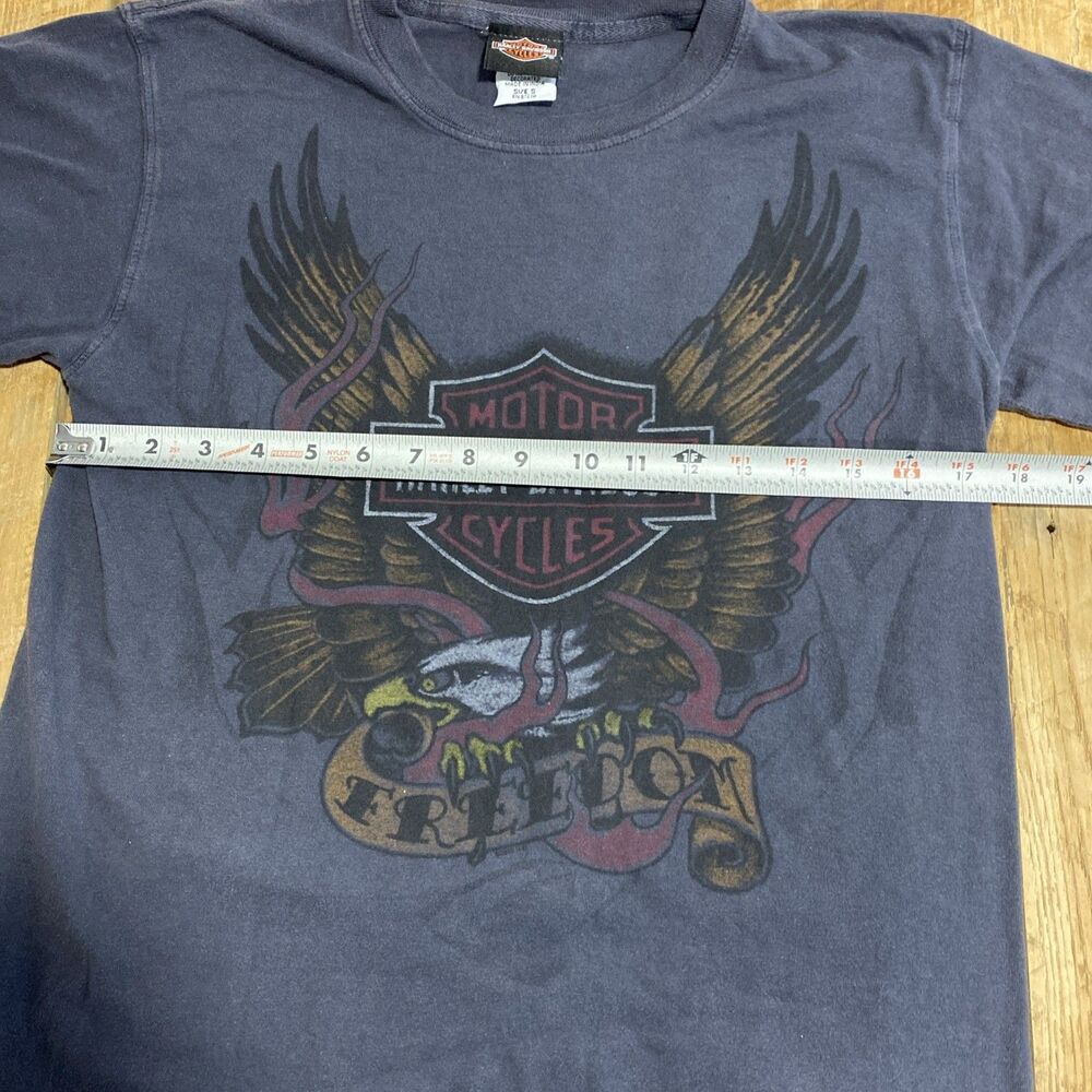 VINTAGE 2010 HARLEY-DAVIDSON GLADSTONE OREGON T SHIRT Small Freedom Eagle - Picture 7 of 7